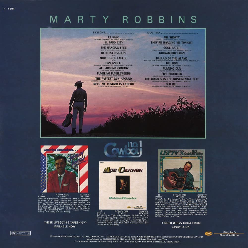 Marty Robbins - No. 1 Cowboy: 20 Big Hits (LP)