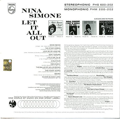 Nina Simone - Let It All Out (LP) - Joco Records