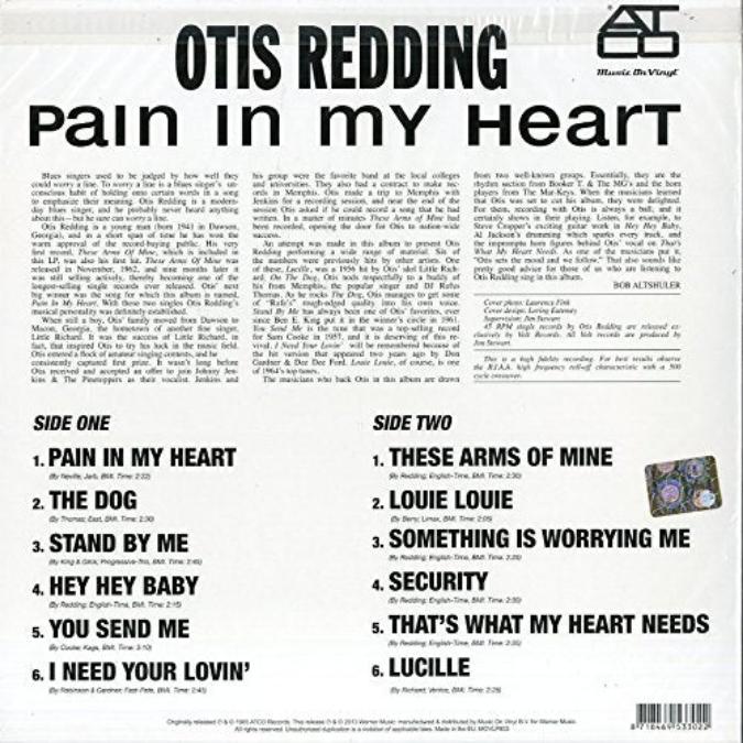 Otis Redding - Pain In My Heart  (180 Gram) (LP)