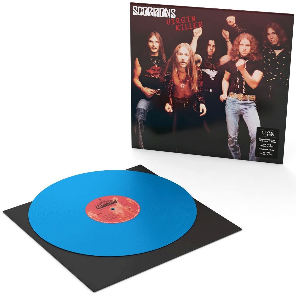 Scorpions - Virgin Killer (Limited Edition, Sky Blue Vinyl) (LP) - Joco Records