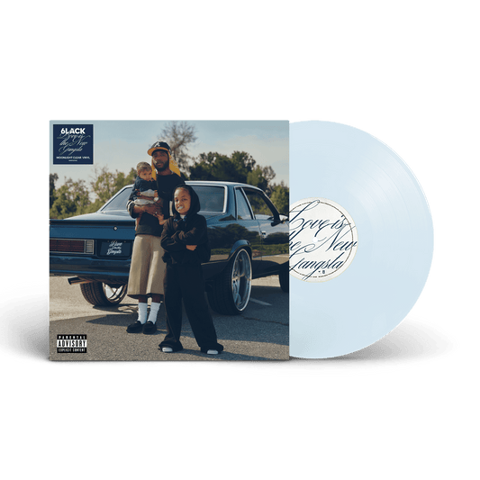 6lack - Love Is The New Gangsta (Alternate Cover) (Moonlight Clear Vinyl) (LP) - Joco Records