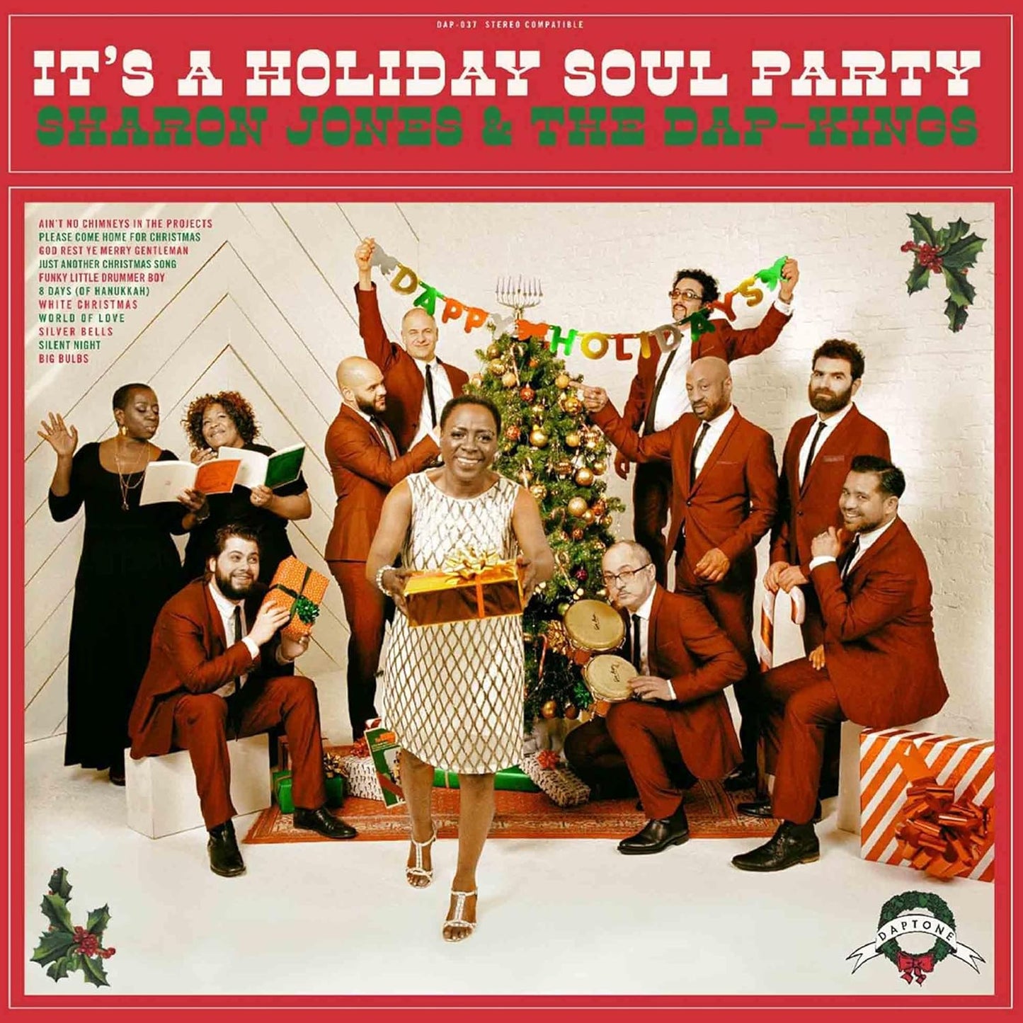 Sharon Jones & The Dap-Kings – It's A Holiday Soul Party (Candy Cane Vinyl) (LP)