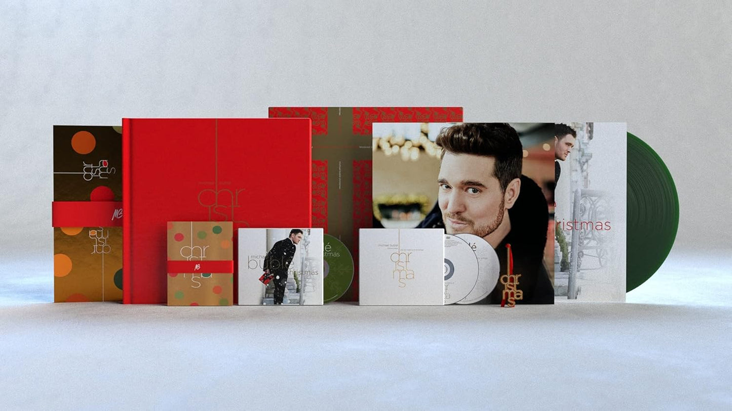 Michael Bublé - Christmas (10th Anniversary, Super Deluxe Box Set, Green Vinyl) (LP, 2 CD, DVD)