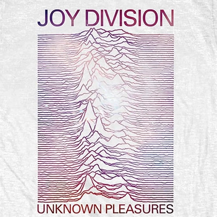 Joy Division - Space - Unknown Pleasures Gradient (T-Shirt)