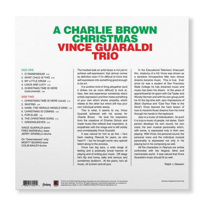 Vince Guaraldi Trio - A Charlie Brown Christmas (60th Anniversary, Zoetrope Vinyl) (LP)