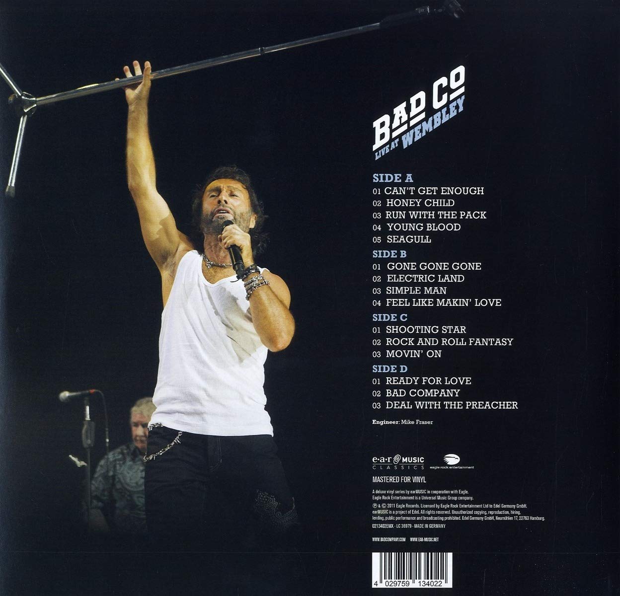 Bad Company - Live At Wembley (2 LP)