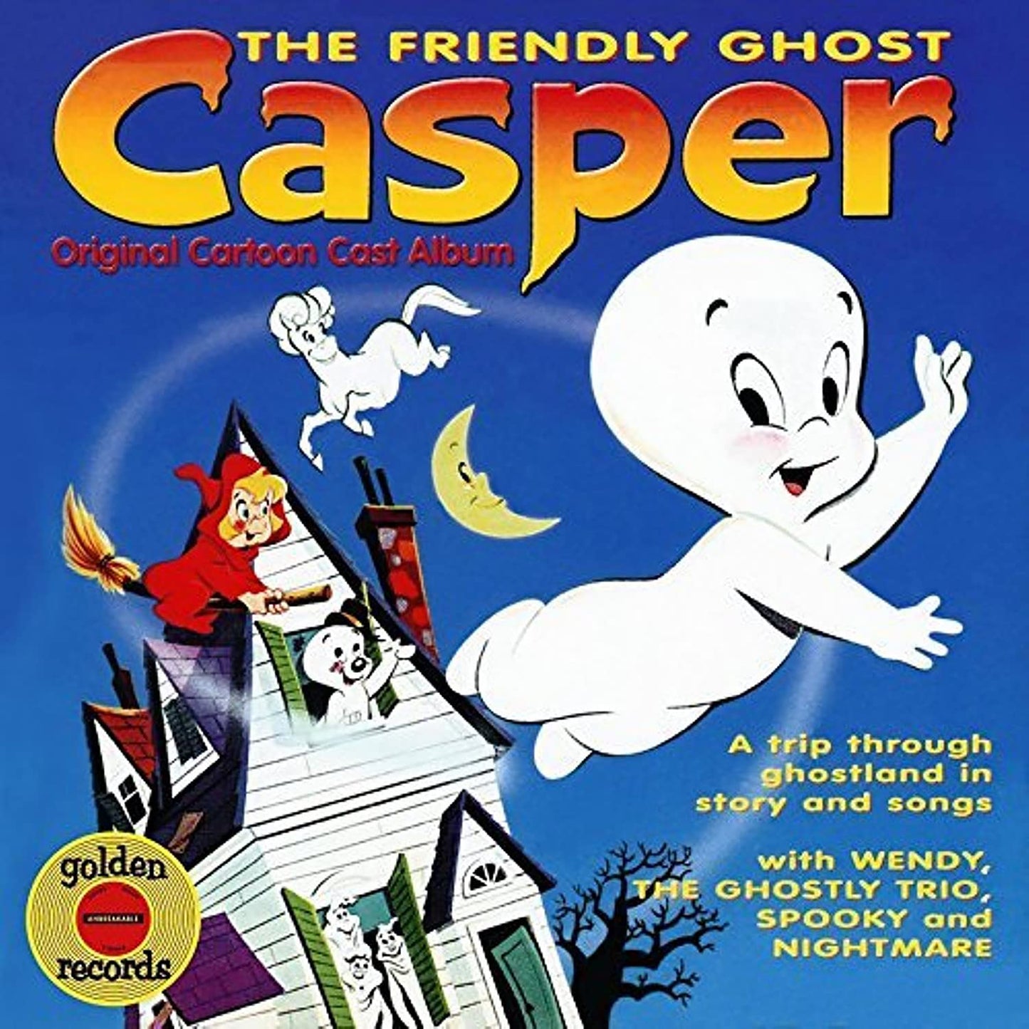 Casper The Friendly Ghost - Original Cartoon Cast Album (LP)