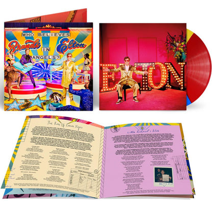 Elton John & Brandi Carlile - Who Believes In Angels? (Limited Edition, Red, Yellow & Blue Vinyl) (LP)