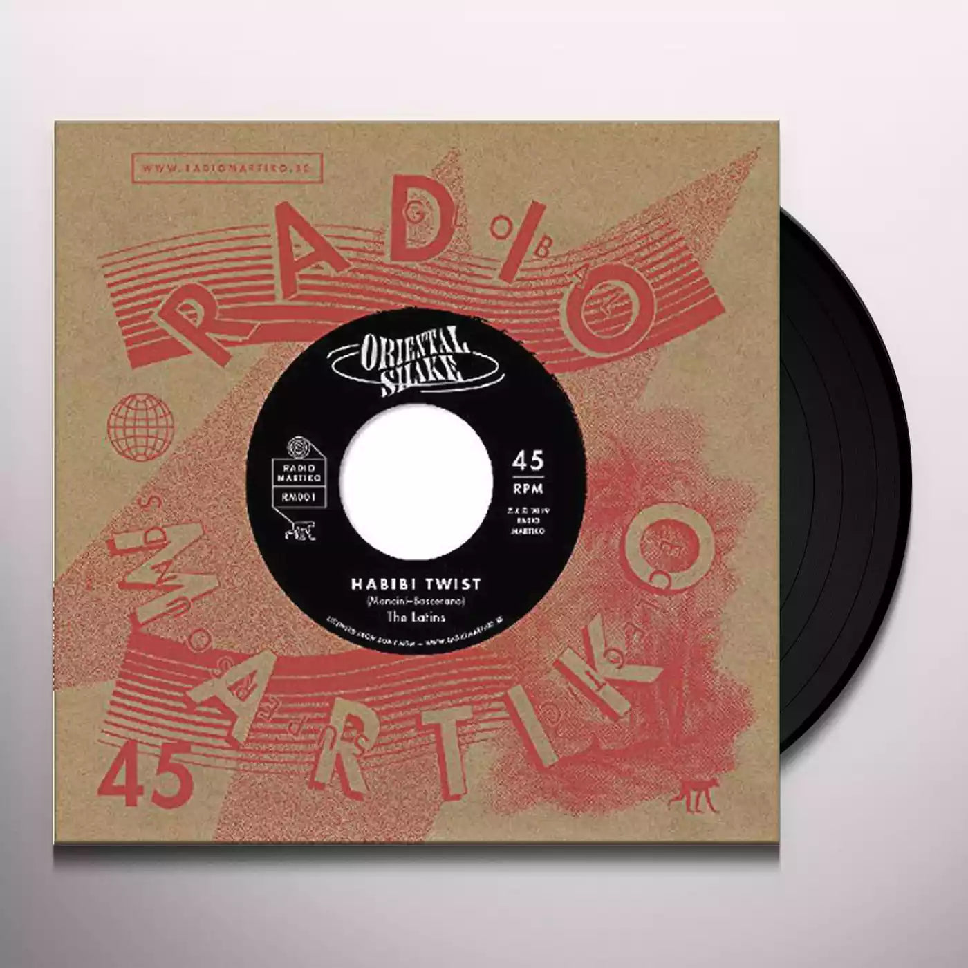 The Latins / Alba & Orchestre Aris - Habibi Twist / Alba's Shake (7-Inch Vinyl Single)
