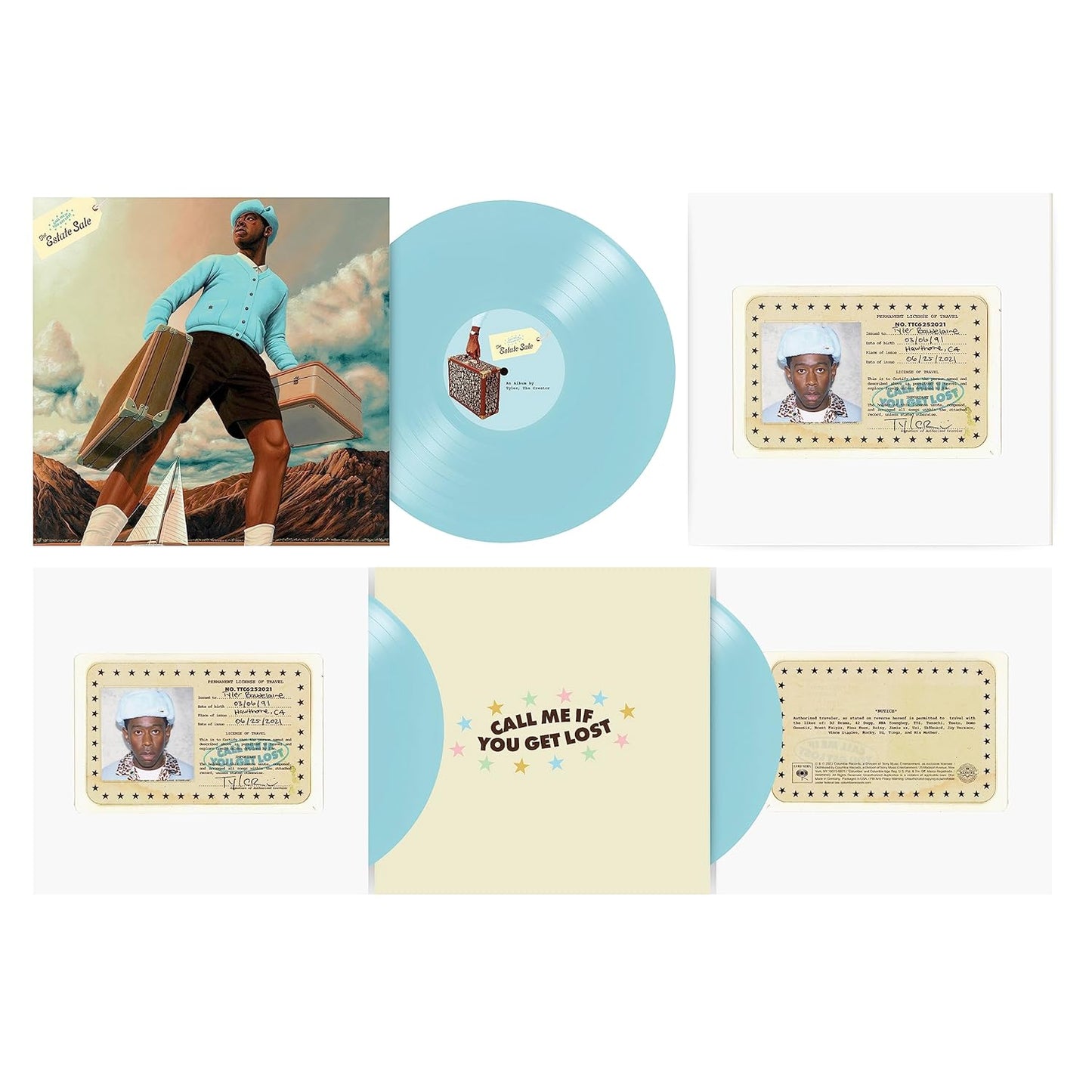 Tyler, The Creator - Call Me If You Get Lost: The Estate Sale (Limited Edition, Blue Vinyl) (3 LP) - Joco Records