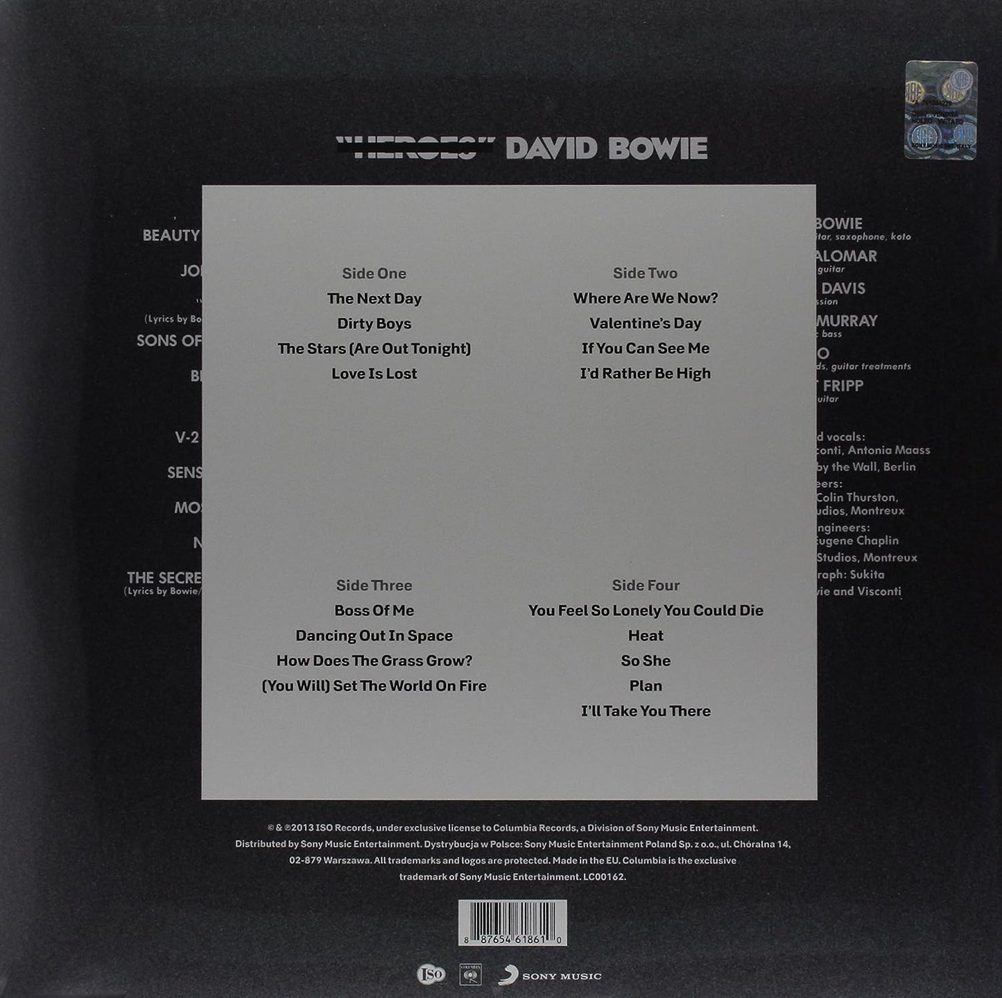 David Bowie - The Next Day (Gatefold, 180 Gram) (2 LP)