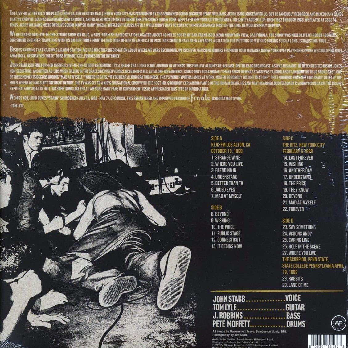 Government Issue - Finale (Limited Edition, Clear Vinyl) (2 LP)