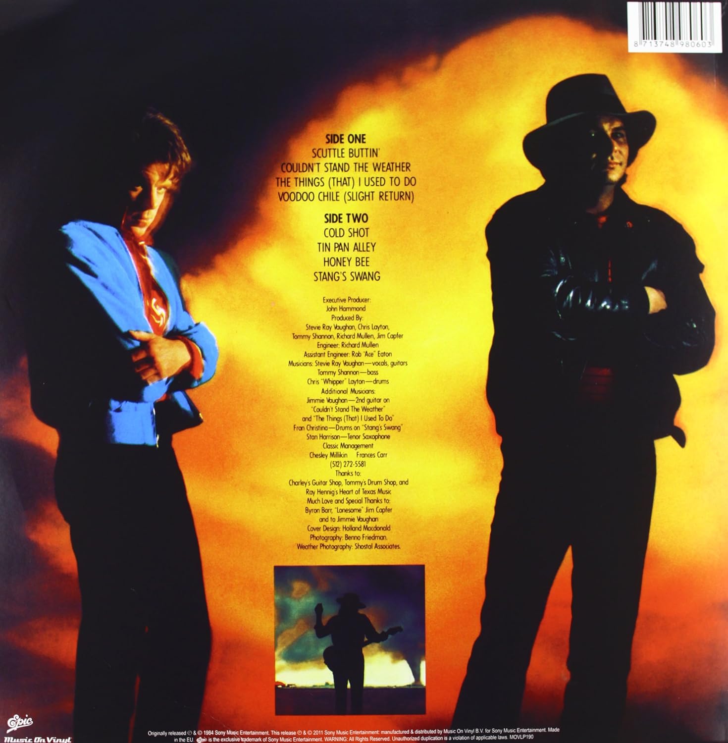 Stevie Ray Vaughan - Couldn't Stand The Weather (Remastered, 180 Gram) (2 LP) - Joco Records