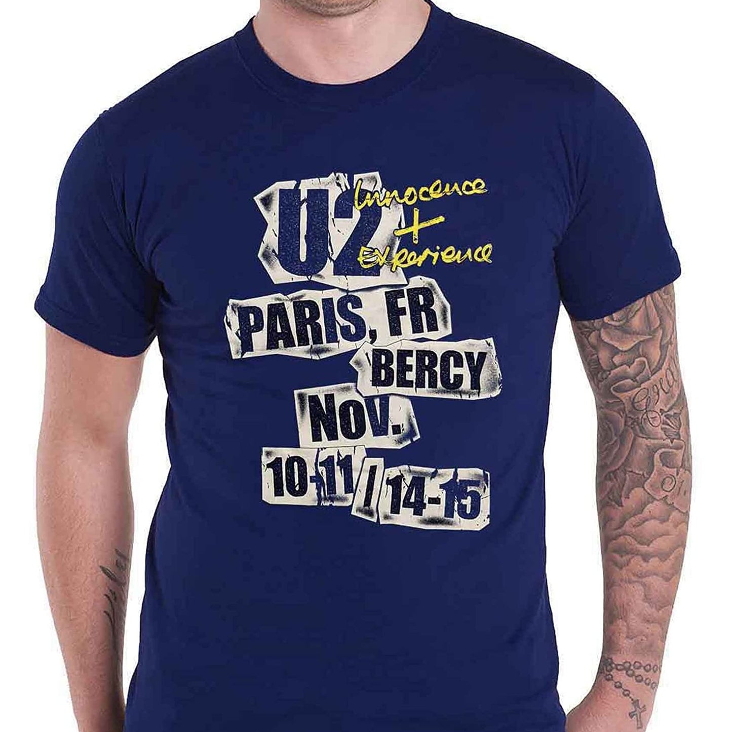 U2 - I+E Paris - 2018 Event (Ex-Tour Tee) (T-Shirt)