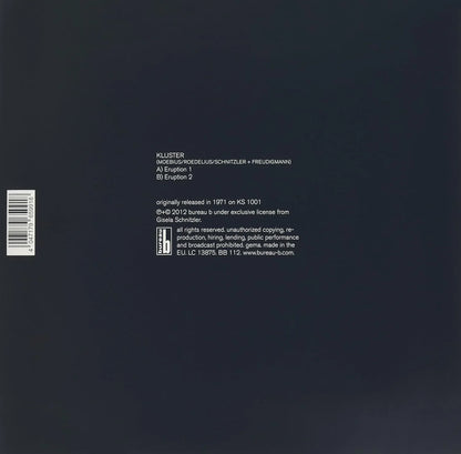 Kluster - Schwarz (Eruption) (Remastered, Import) (LP)
