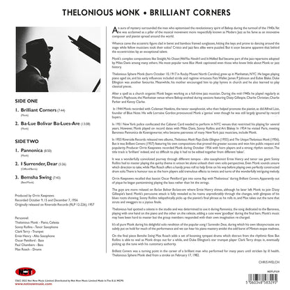 Thelonious Monk - Brilliant Corners (Import Edition, 180 Gram) (LP) - Joco Records