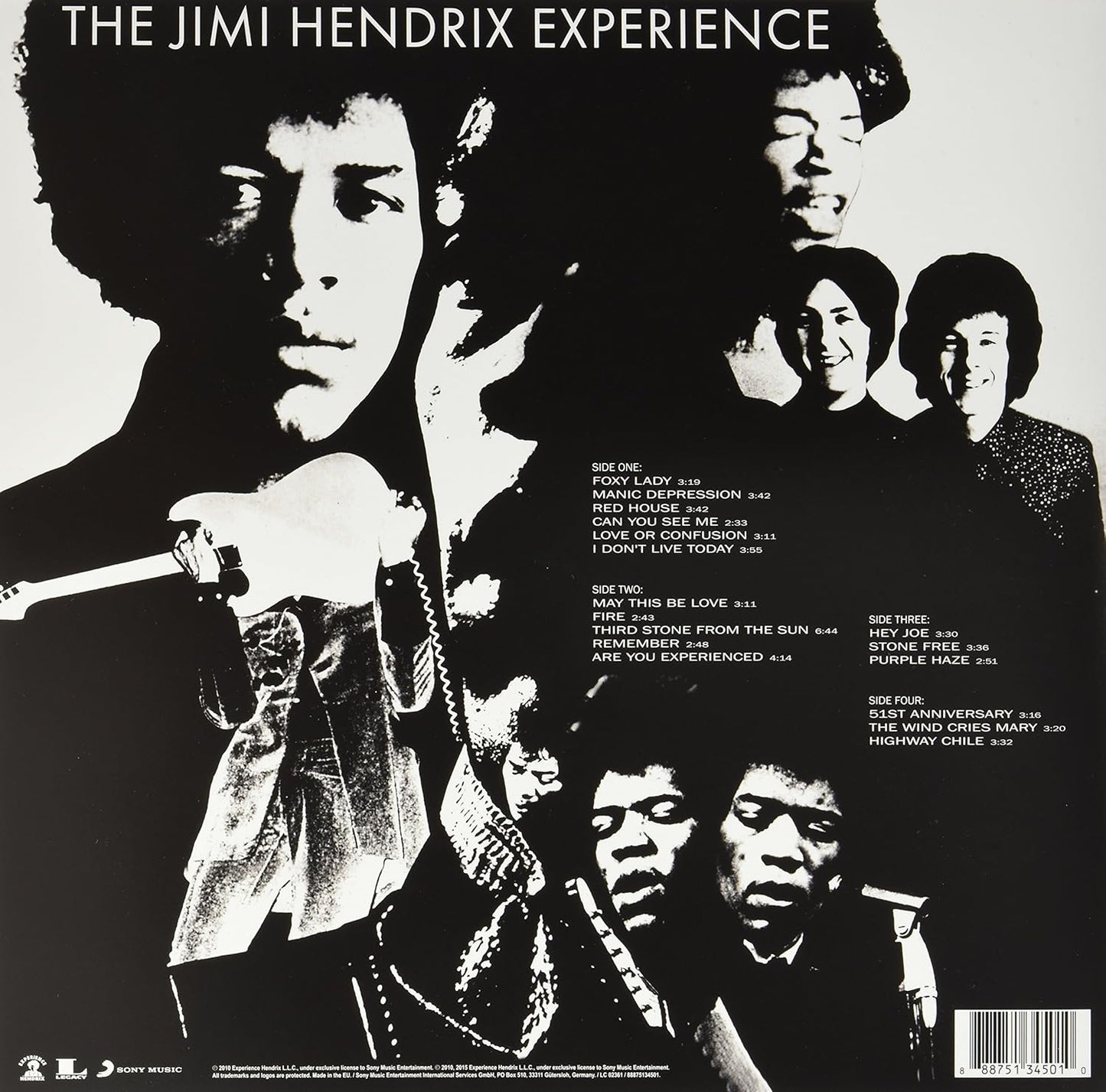Jimi Hendrix - Are You Experienced (Remastered, 180 Gram) (2 LP)