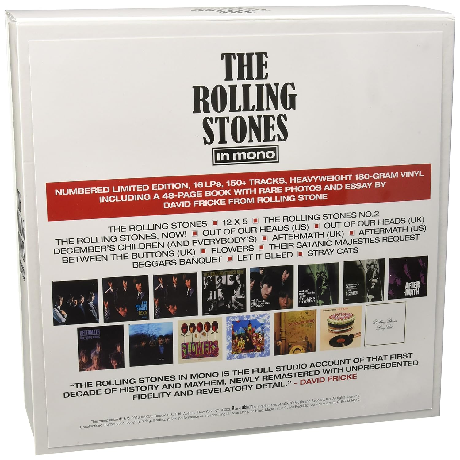 The Rolling Stones - Rolling Stones In Mono (16 LP, Vinyl Box Set) - Joco Records