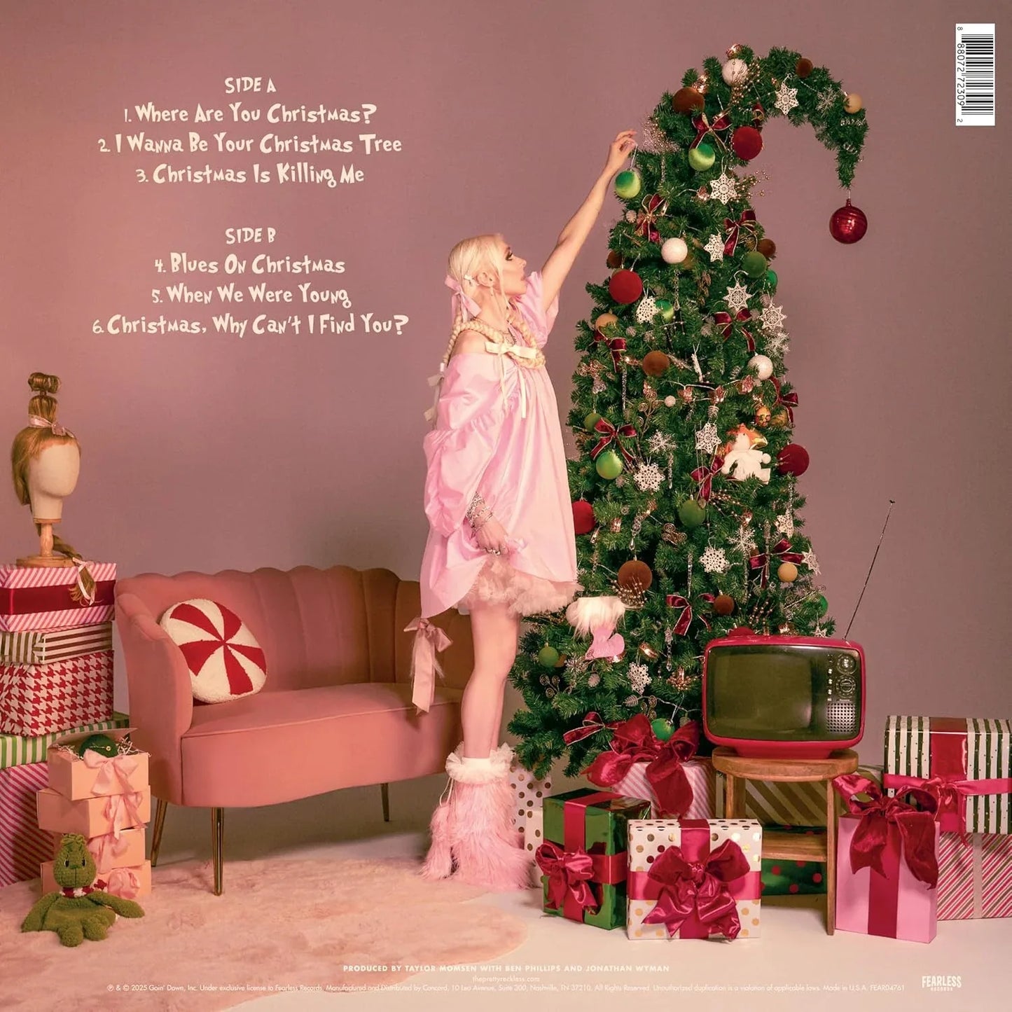 The Pretty Reckless - Taylor Momsen's Pretty Reckless Christmas (Translucent Ruby Vinyl) ) (12-Inch Vinyl EP)
