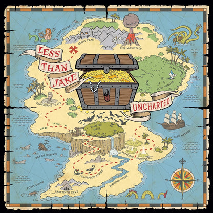 Less Than Jake - Uncharted (Limited Edition, Yellow Marble Vinyl) (LP)