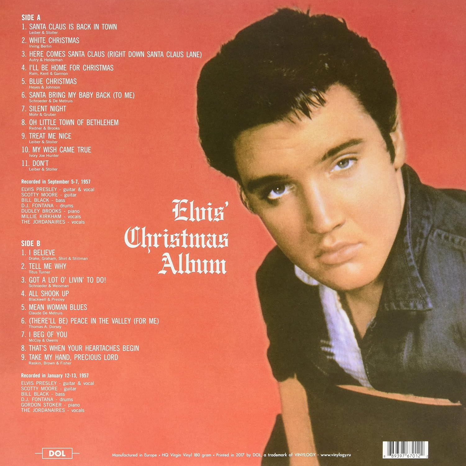 Elvis Presley - Elvis' Christmas Album (Picture Disc) (LP) - Joco Records