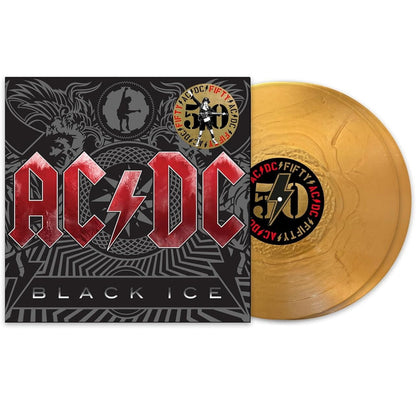 AC/DC - Blacck Ice (50th Anniversary Edition, 180 Gram, Gold Vinyl) (2 LP) - Joco Records