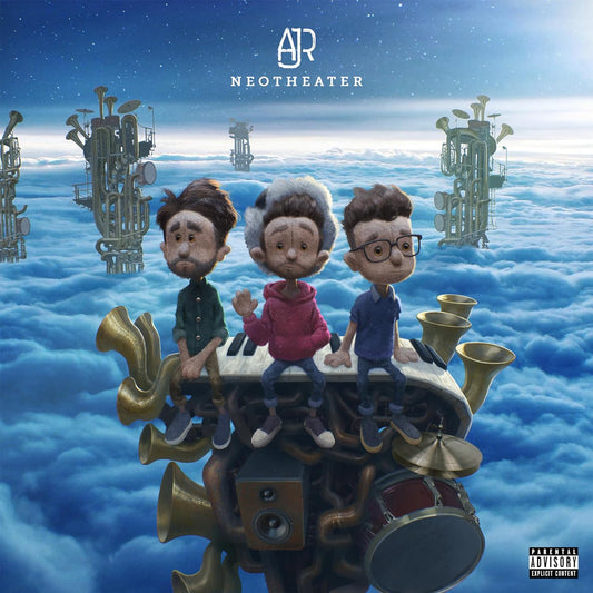 AJR - Neotheater (Limited Edition, Clear & Blue Splatter Vinyl) (LP) - Joco Records