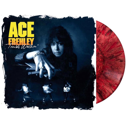 Ace Frehley - Trouble Walkin' (Limited Edition, "Hide Your Heart" Red Vinyl) (LP) - Joco Records