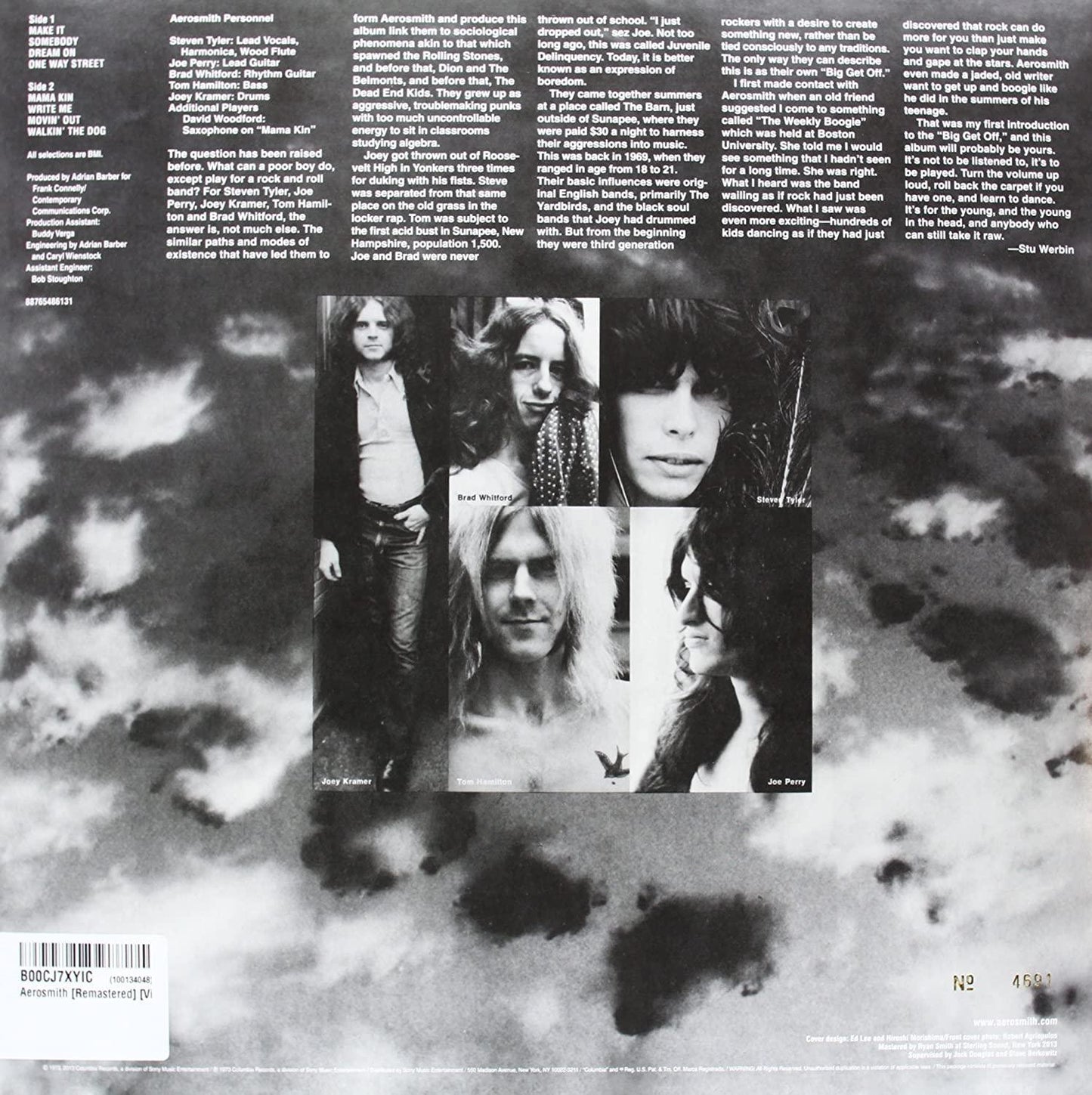 Aerosmith - Aerosmith (Remastered, 180 Gram) (LP) - Joco Records
