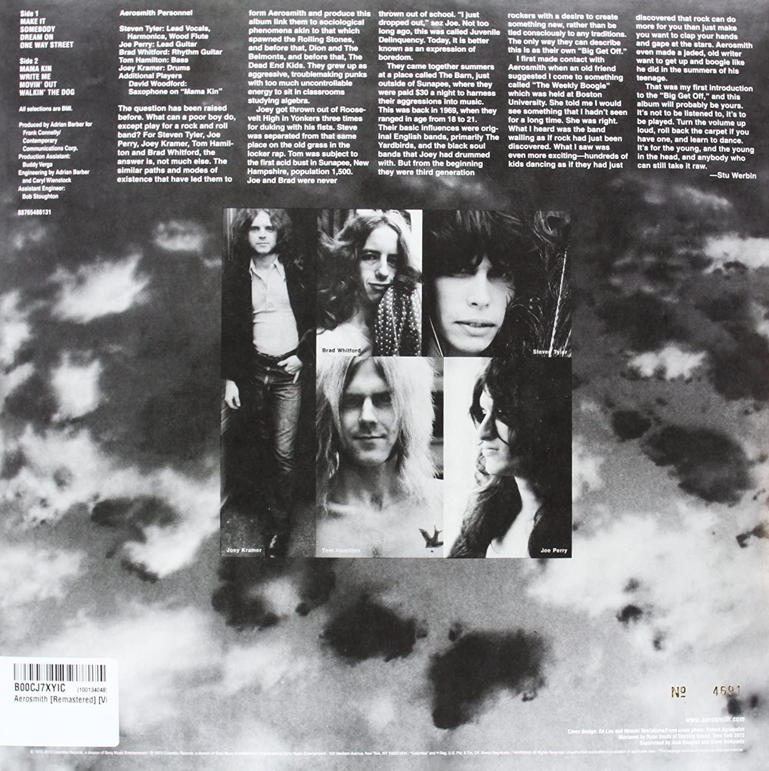 Aerosmith - Aerosmith (Remastered, 180 Gram) (LP) - Joco Records