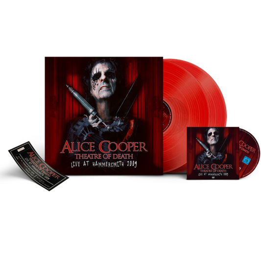 Alice Cooper - Theatre Of Death: Live At Hammersmith 2009 (With DVD, Red Vinyl) (2 LP) - Joco Records