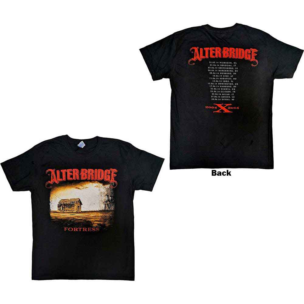 Alter Bridge - Fortress 2014 Tour Dates (T-Shirt) - Joco Records