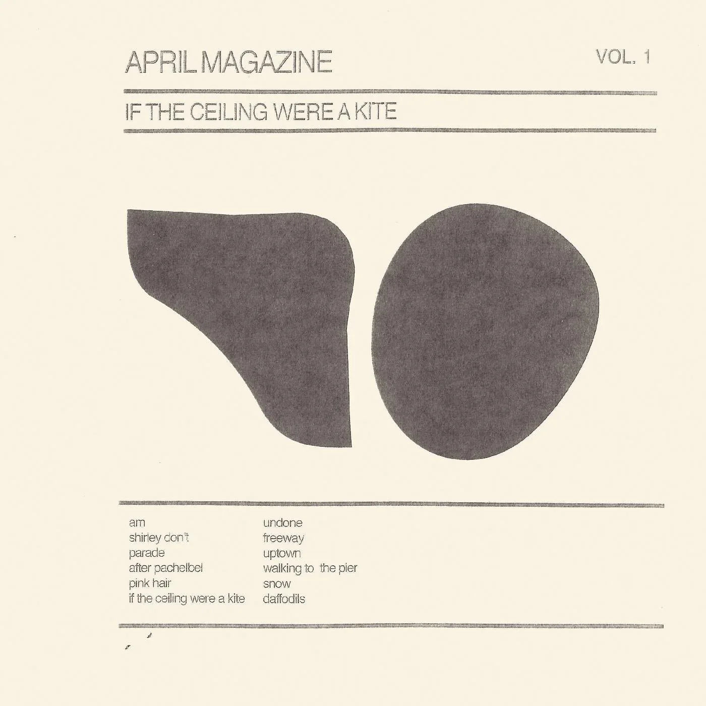 April Magazine - If The Ceiling Were A Kite: Vol. 1 (Vinyl) - Joco Records
