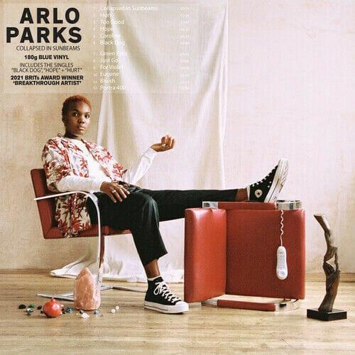 Arlo Parks - Collapsed In Sunbeams (Blue Vinyl) (Color Vinyl, Poster) - Joco Records