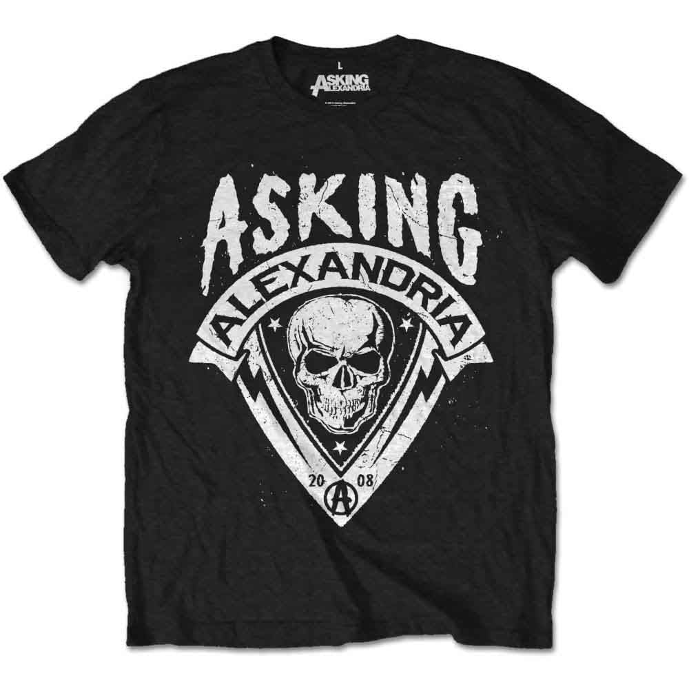 Asking Alexandria - Skull Shield (T-Shirt) - Joco Records