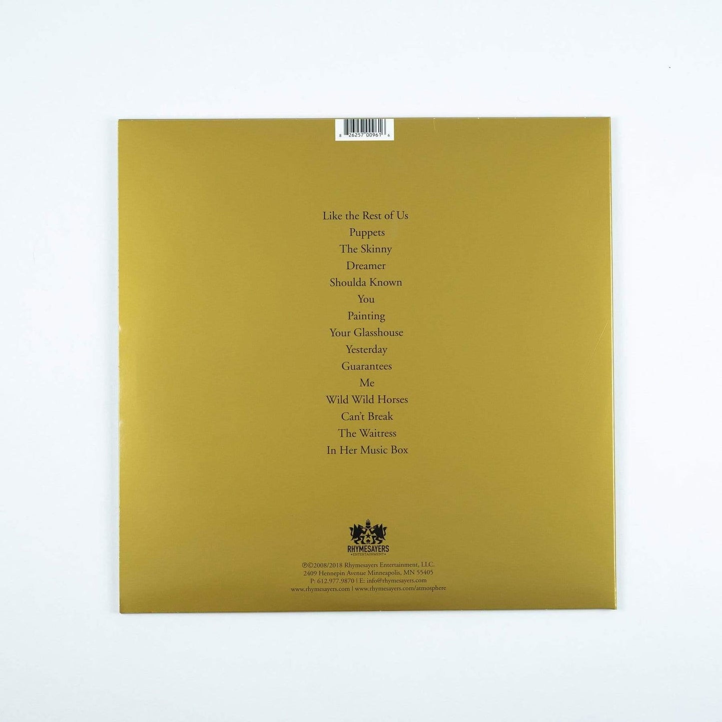 Atmosphere - When Life Gives You Lemons You Paint That Shit Gold (Anniversary Edition, Gold Vinyl) (2 LP) - Joco Records