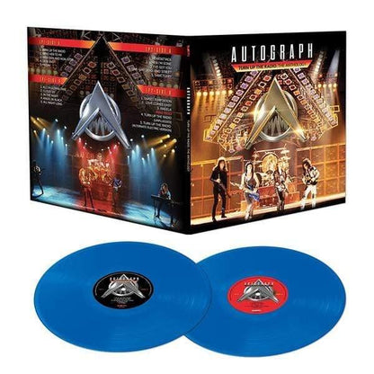 Autograph - Turn Up The Radio - The Anthology (Limited Edition, Gatefold, Blue Vinyl) (2 LP) - Joco Records