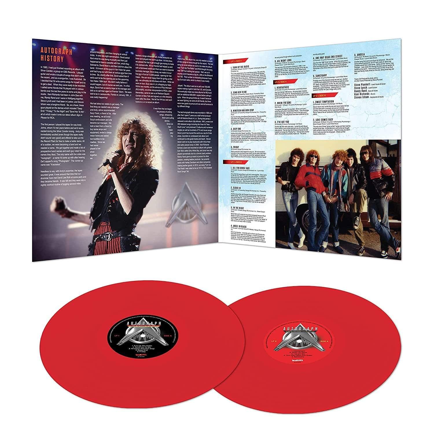 Autograph - Turn Up The Radio - The Anthology (Limited Edition, Gatefold, Red Vinyl) (2 LP) - Joco Records