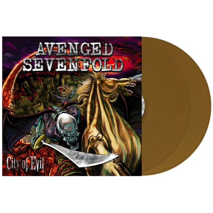 Avenged Sevenfold - City of Evil (Limited Edition, Gold Vinyl) (2 LP) - Joco Records