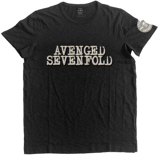 Avenged Sevenfold - Logo & Death Bat (T-Shirt) - Joco Records