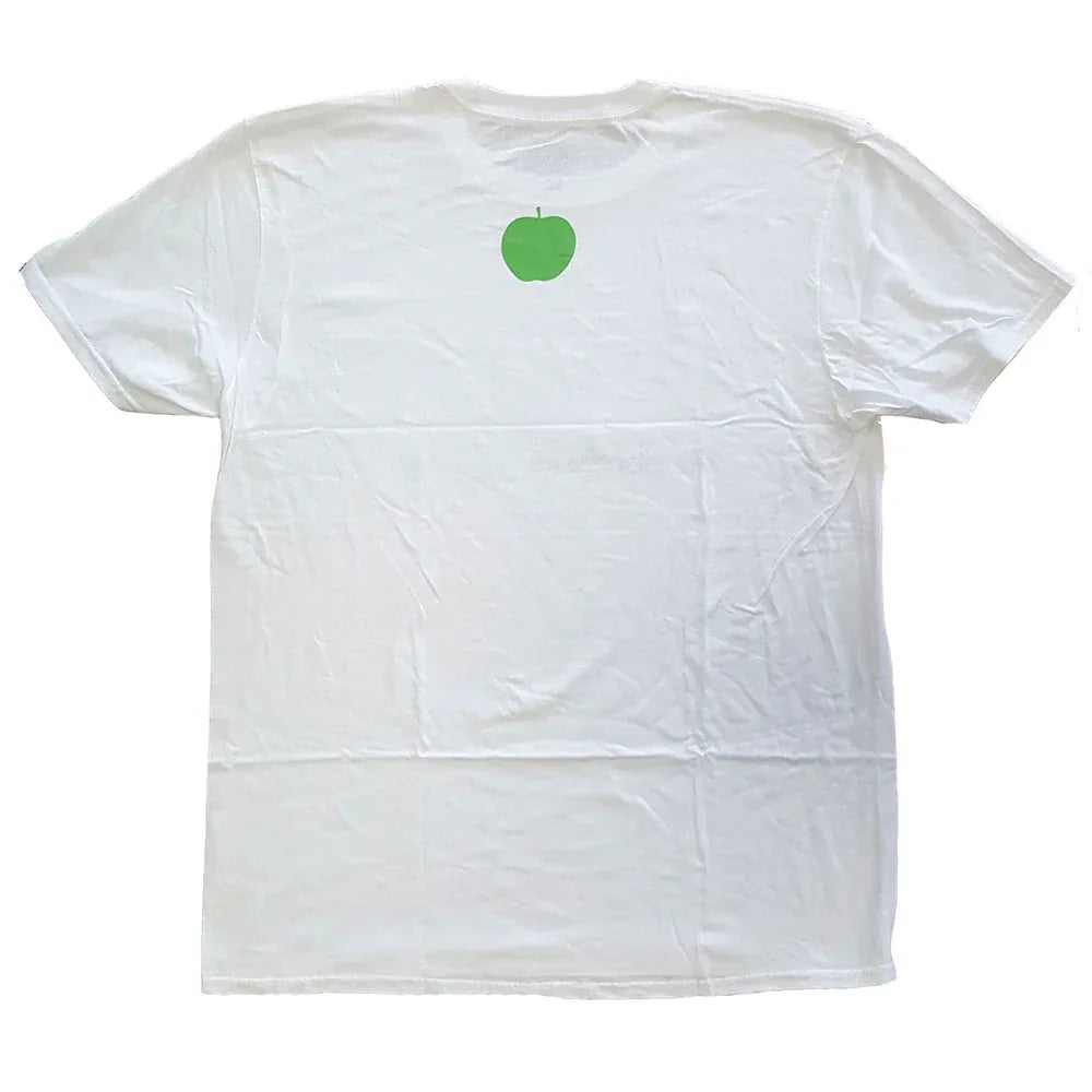 The Beatles - On Apple - White Tee - Front & Back Print (T-Shirt)