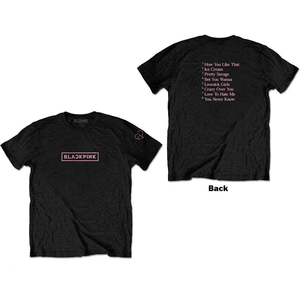 BLACKPINK - The Album Track list (T-Shirt) - Joco Records