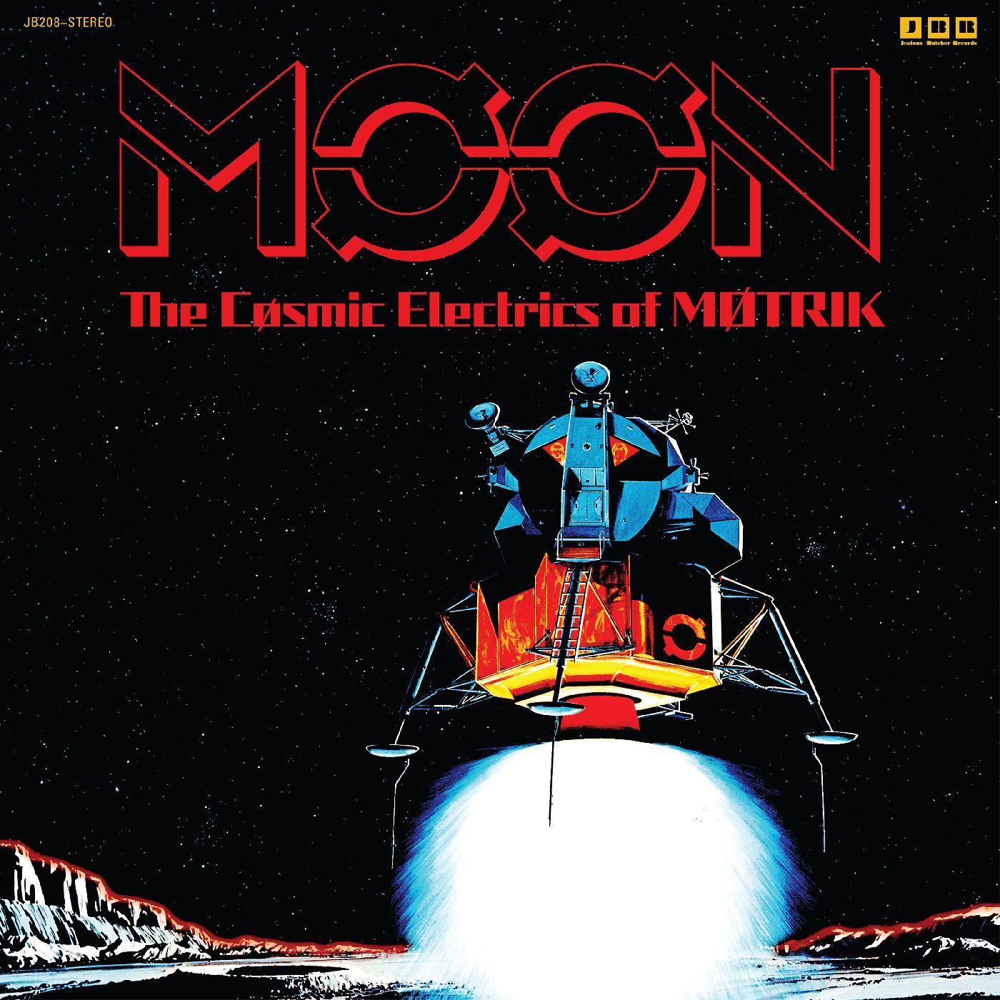 Motrik - MOON: The Cosmic Electrics of MOTRIK (2 LP, RED / BLUE VINYL) - Joco Records