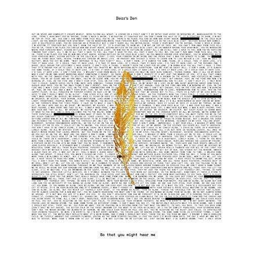 Bear's Den - So That You Might Hear Me (LP) - Joco Records