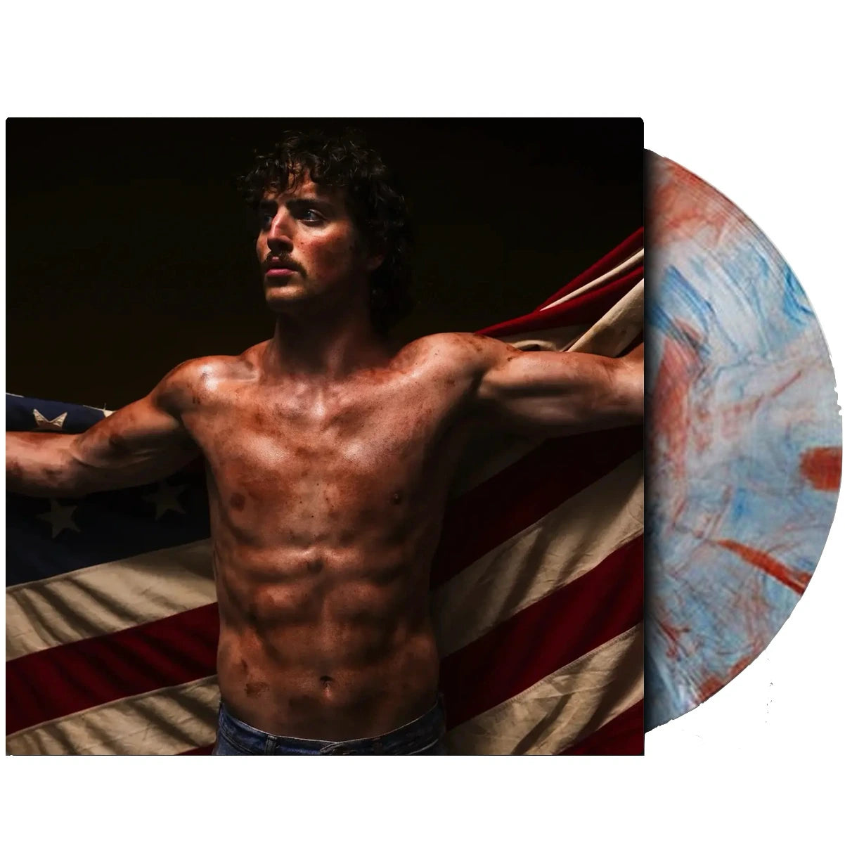 Benson Boone - American Heart (Limited Edition, Red, White, & Blue Marble Vinyl) (LP)