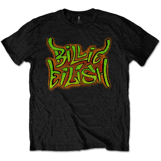 Billie Eilish - Graffiti Name Tee (T-Shirt) - Joco Records