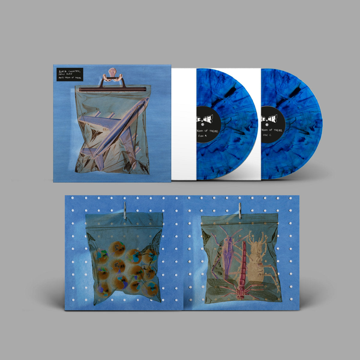 Black Country, New Road - Ants From Up There (Indie Exclusive, Blue Marbled Vinyl) (With Book, Gatefold, 140 Gram Vinyl) (2 LP)