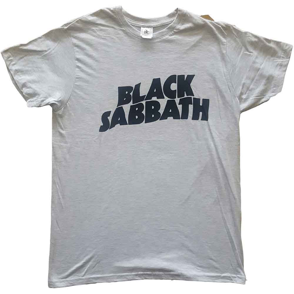 Black Sabbath - Black Wavy Logo (T-Shirt) - Joco Records