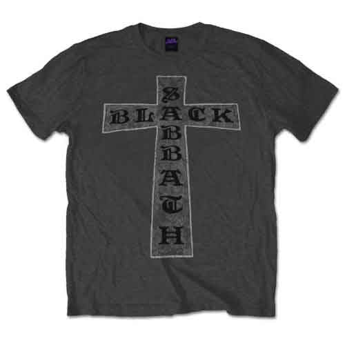 Black Sabbath - Cross On Grey (T-Shirt) - Joco Records