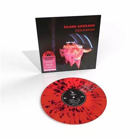 Black Sabbath - Paranoid (Limited Edition Import, Red & Black Splatter Vinyl) (LP) - Joco Records